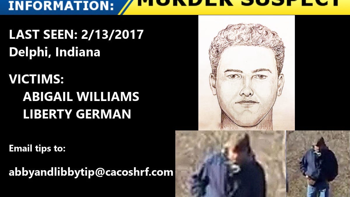 Indiana State Police Release New Sketch, Audio, Video In Delphi Murder Case