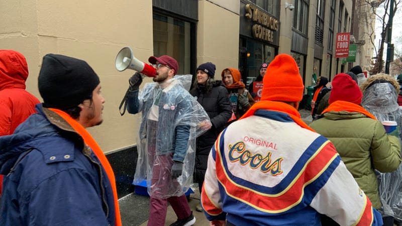 Starbucks workers strike