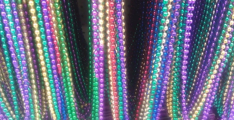 Mardi Gras beads