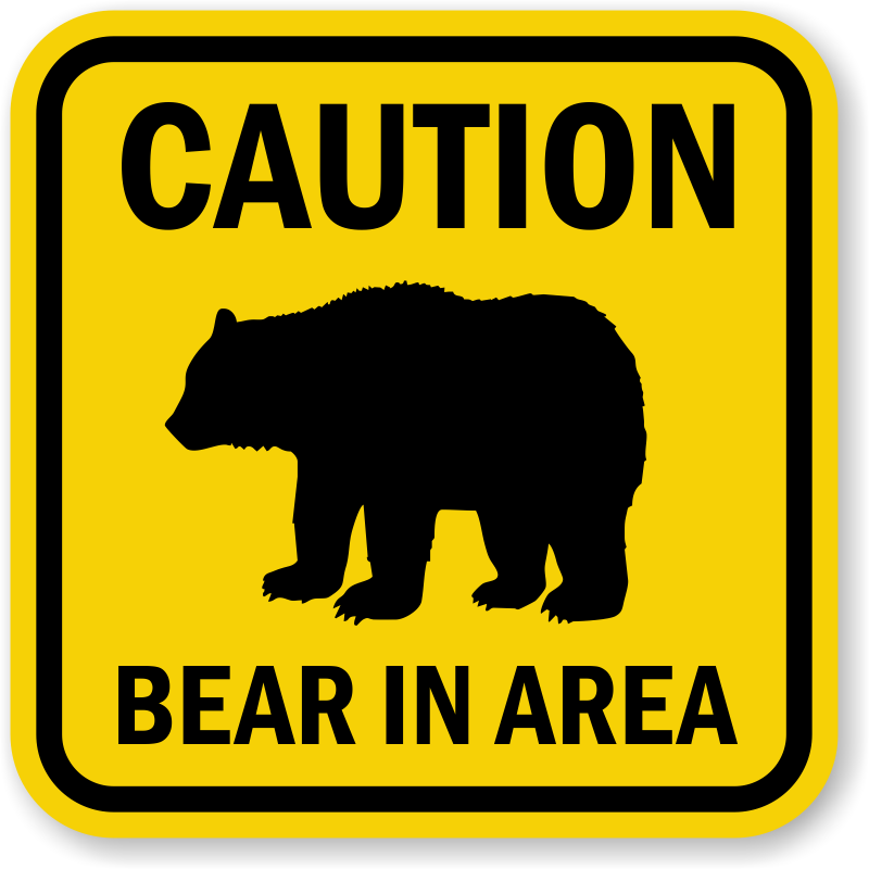 Bear warning