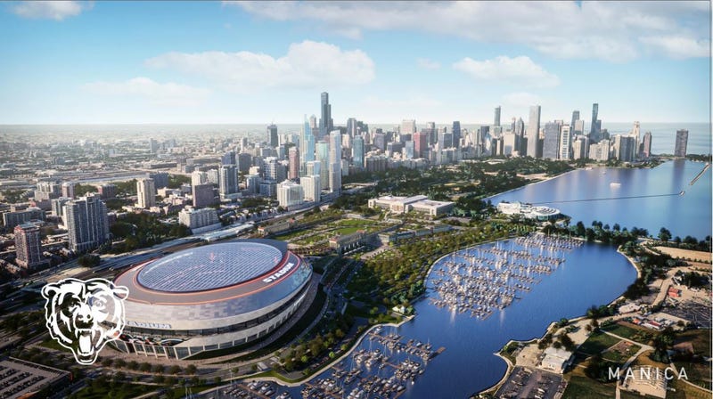 Lakefront stadium rendering