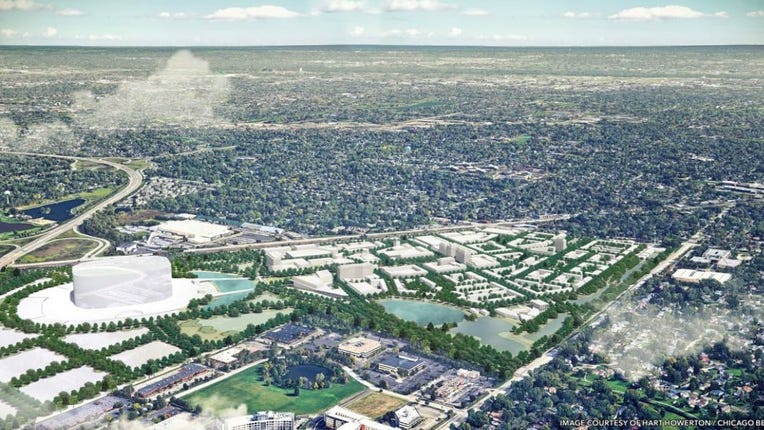 Land purchased by Bears for new Arlington Heights stadium reass