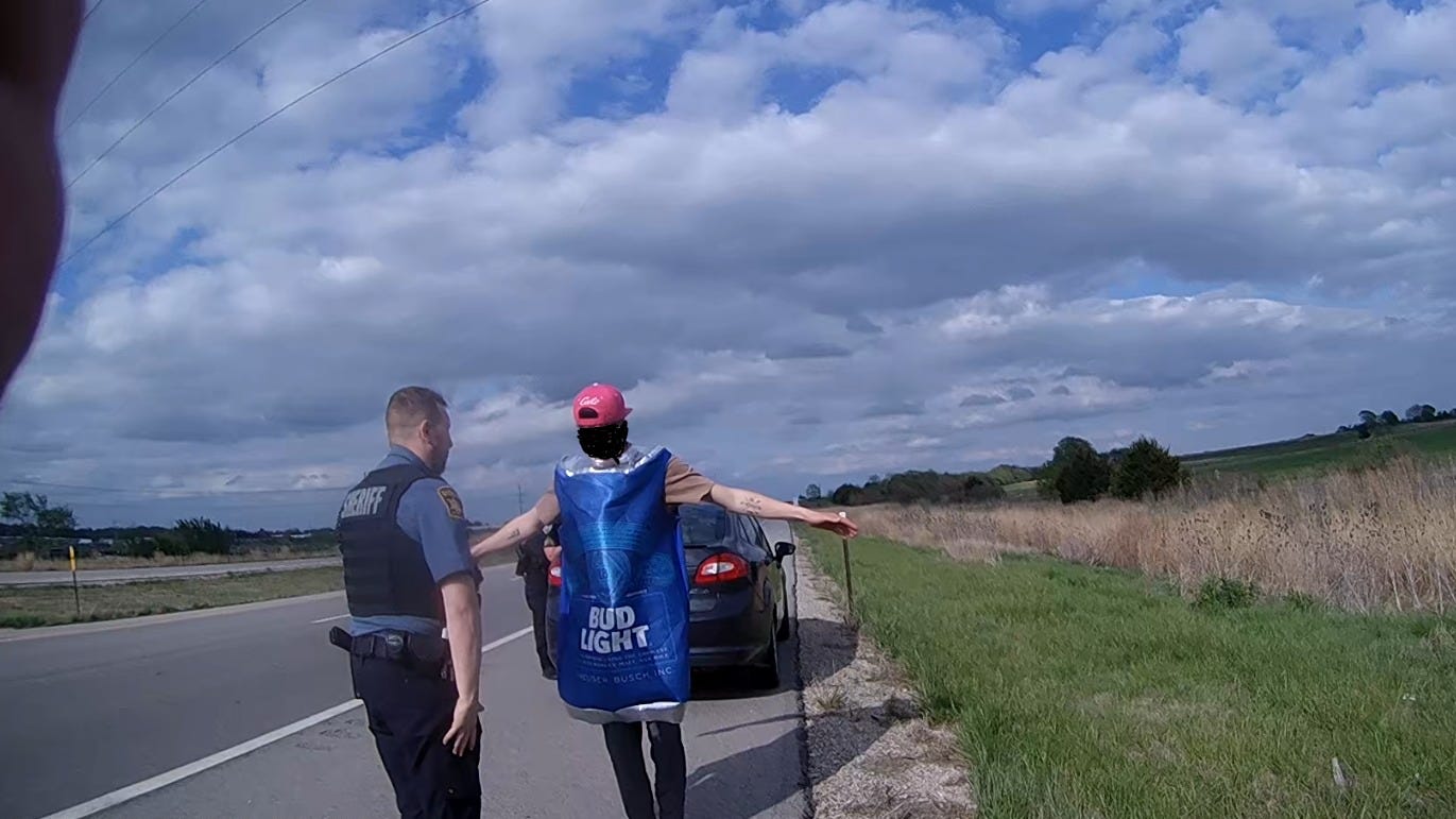 Man dressed as beer can gets DUI