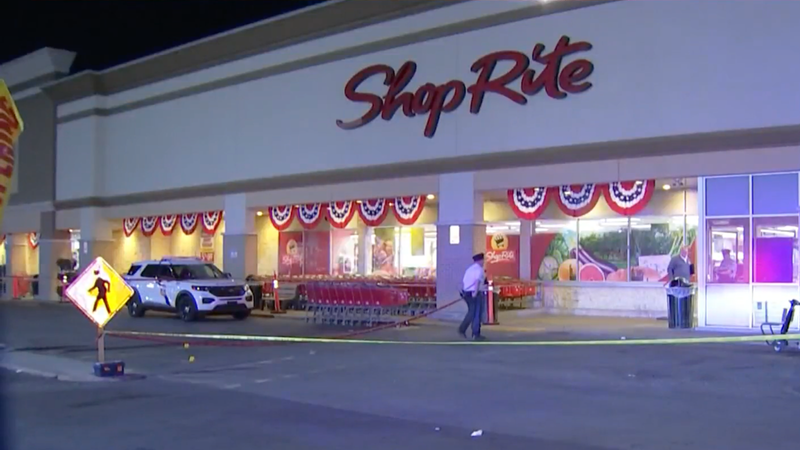 A customer at a ShopRite in Olney shot an employee in the parking lot, police say.