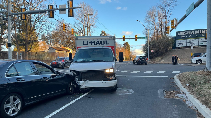 Man in stolen U-Haul crashes into cars during hours-long police pursuit in Bensalem