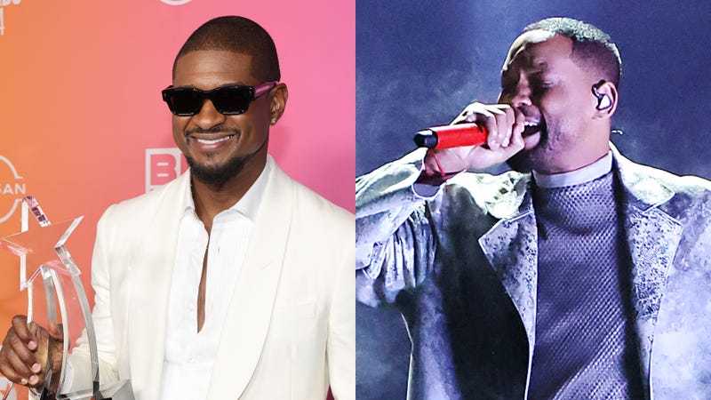 Usher and Will Smith