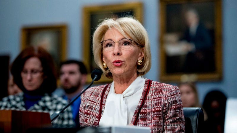For the third year in a row, Democrats dinged Education Secretary Betsy DeVos for proposing to cut funds from the Special Olympics, after-school programs and support for students from low-income families.