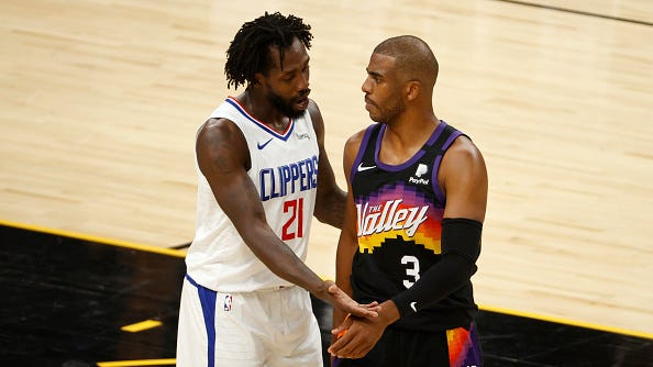 Patrick Beverley did not hold back in criticism of Chris Paul: 'He's a cone'