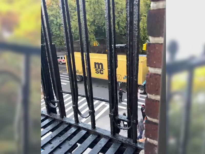 The 25-year-old victim was struck at Parkside Avenue and Parade Place in Flatbush on Wednesday morning