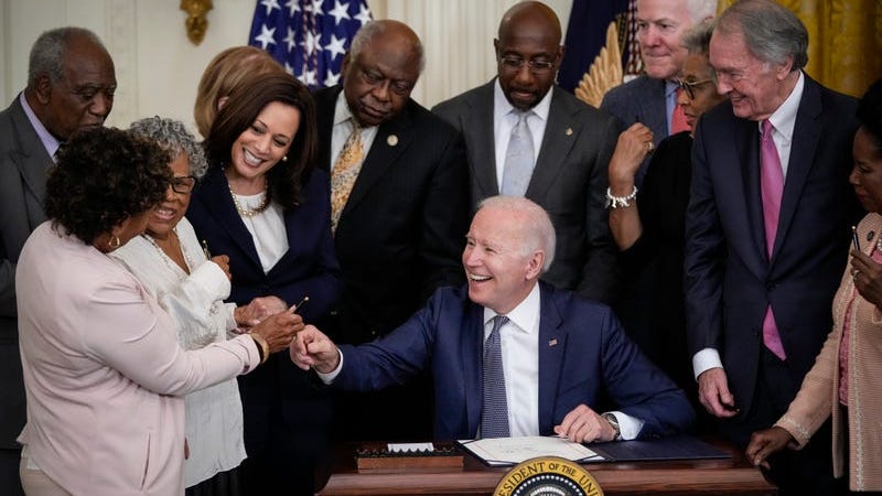 Juneteenth becomes a national holiday