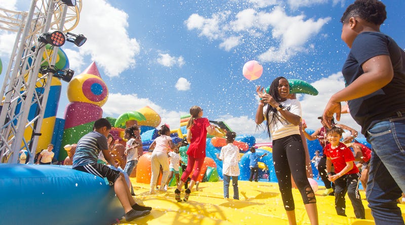 biggest bounce house comes to Michigan