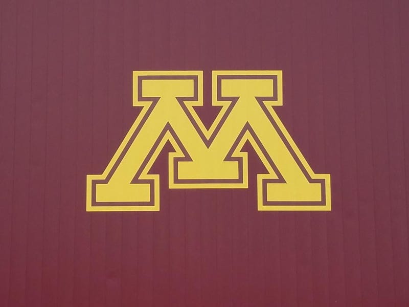 Gopher M on scoreboard