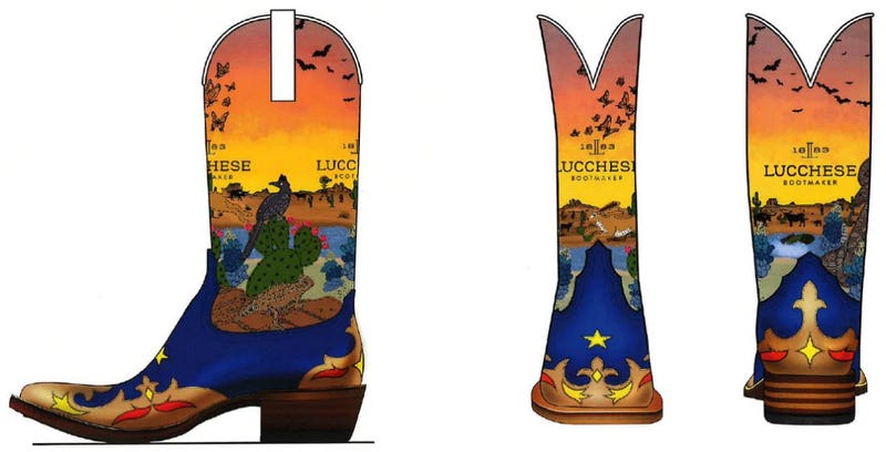 The winning design for Big Tex's new boots