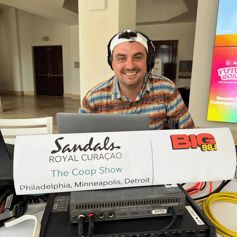 Coop's vacation #LIVEFromSandals at Sandals® Royal Curaçao