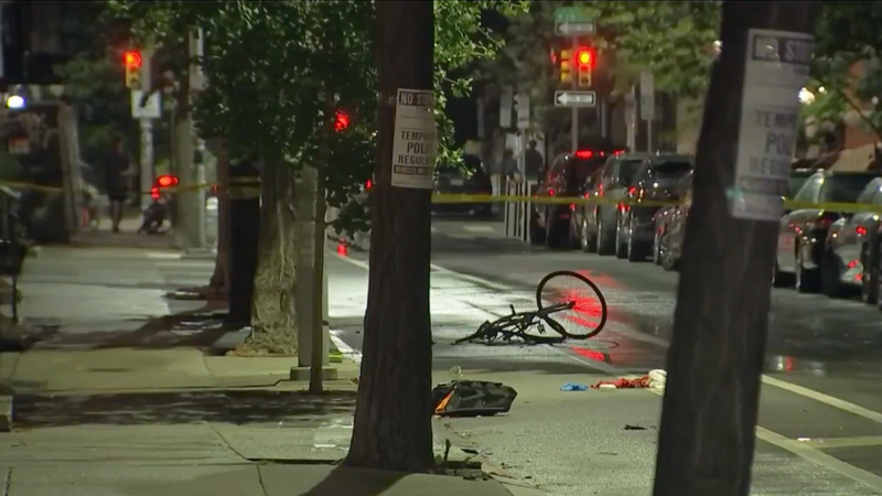 Around 7 p.m. on July 18, 2024, near Rittenhouse Square, police said a 30-year-old bicyclist was in the bike lane on Spruce Street when she was fatally hit from behind by a speeding driver.