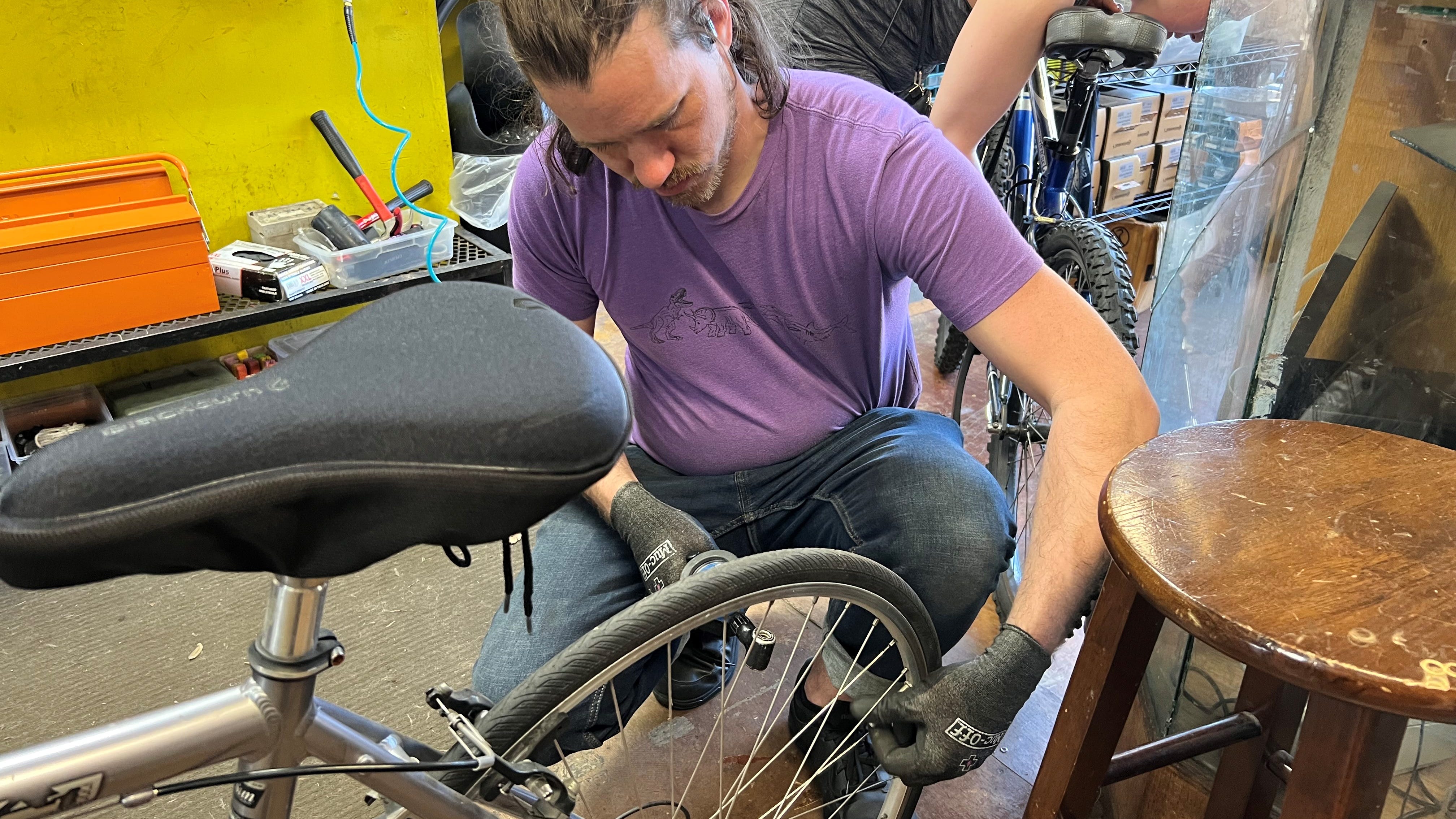 Business booming at bicycle shops during this week's warmup