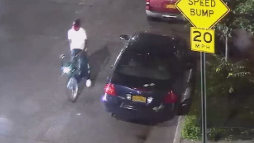 NYPD releases video of CitiBike-riding suspect in drive-by shooting