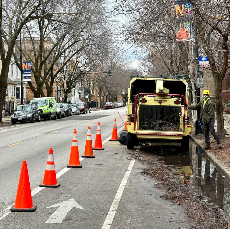 blocking bike lane
