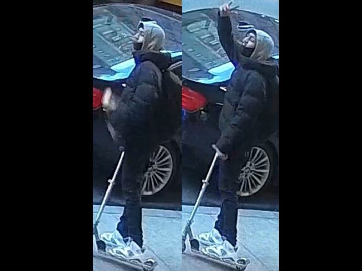 A suspect described as being in his late teens stole a bicycle from a 13-year-old girl in the Upper West Side on Wednesday.