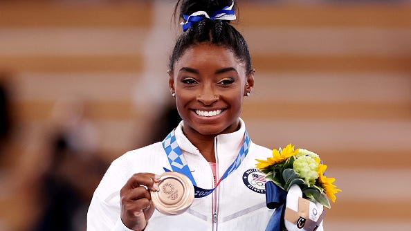 Simone Biles 'keeping door open' for potential return at 2024 Olympics