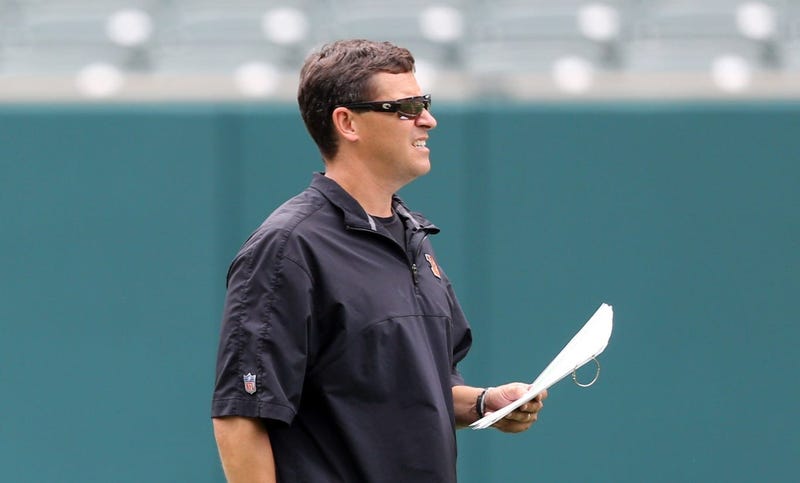 Bill Lazor with the Bengals in 2018