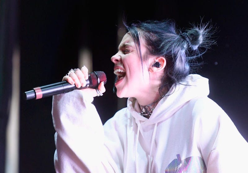 Billie Eilish sings at Coachella