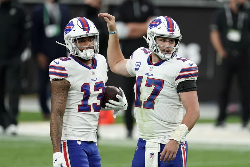 Josh Allen and Stefon Diggs