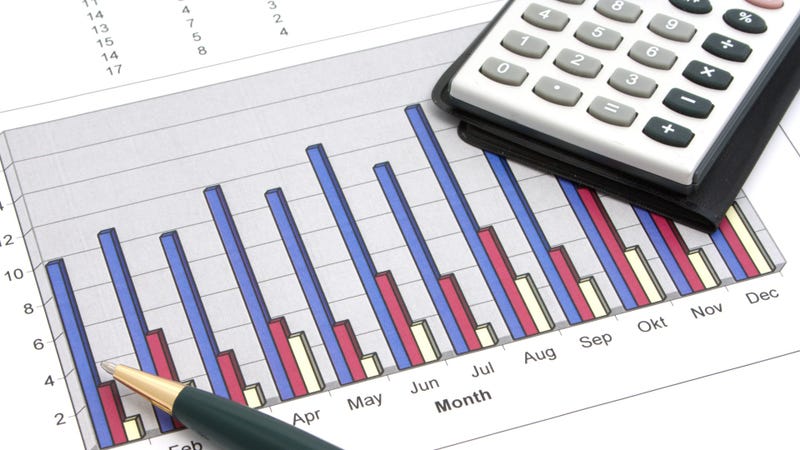 Business chart- stock photo