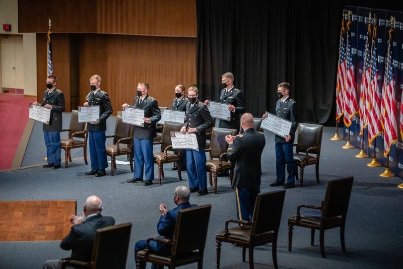 BJU holds Army/Air Force ROTC contracting ceremony Friday September 11, 2020.