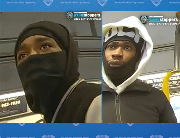 Duo wanted for robbing 2 teen boys on a Brooklyn street.