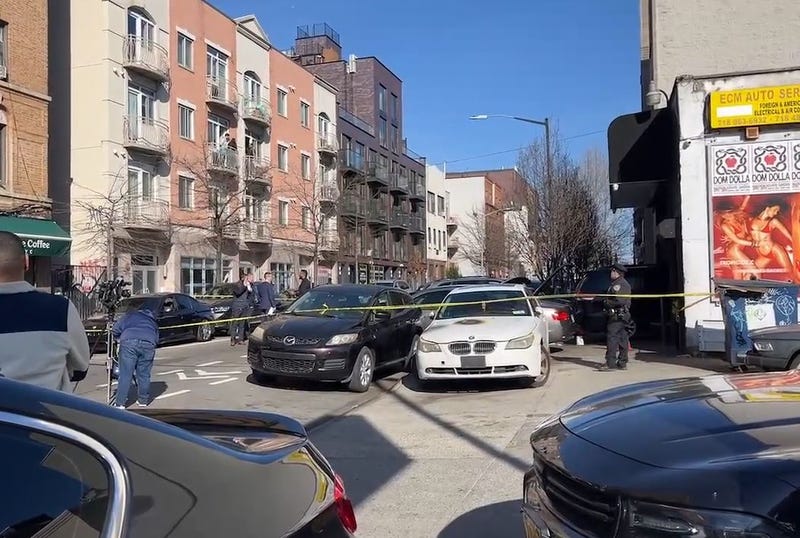 A 21-year-old was shot and killed in Williamsburg on Tuesday afternoon, police said.