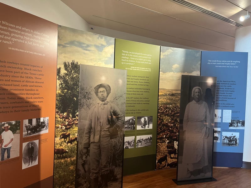 "Black Cowboys: An American Story" runs through April 15 at the African American Museum at Dallas' Fair Park.