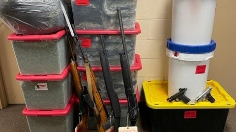Task force finds 125 lbs. of 'black market marijuana' while investigating Kentucky man for gun threat in Southwest Michigan