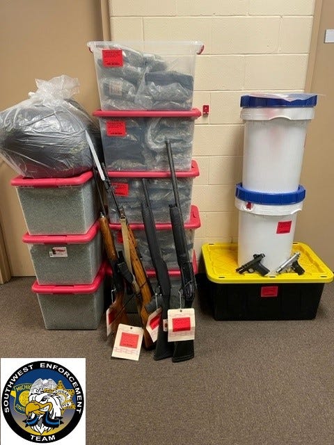 black market marijuana seized