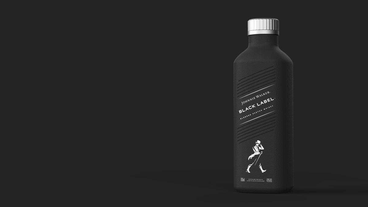 Johnnie Walker Maker Takes a Shot at Sustainability With ‘100% Plastic-Free’ Paper Bottles