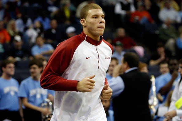 Blake Griffin takes the court for Oklahoma