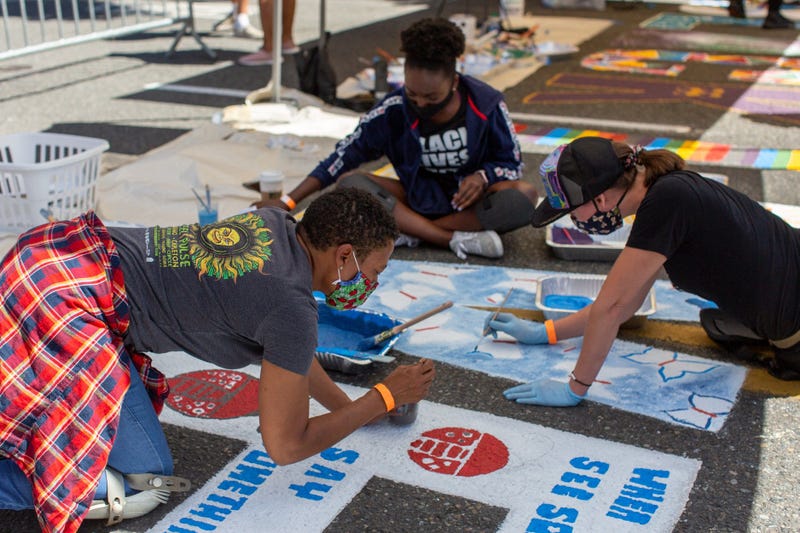 West Seattle Black Lives Matter mural