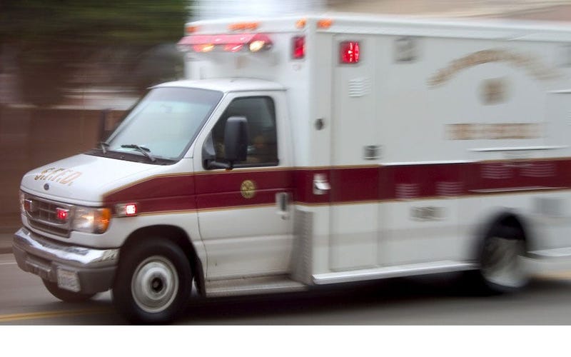 Man who stole ambulance caught while ordering fast food in drive-thru with emergency lights on