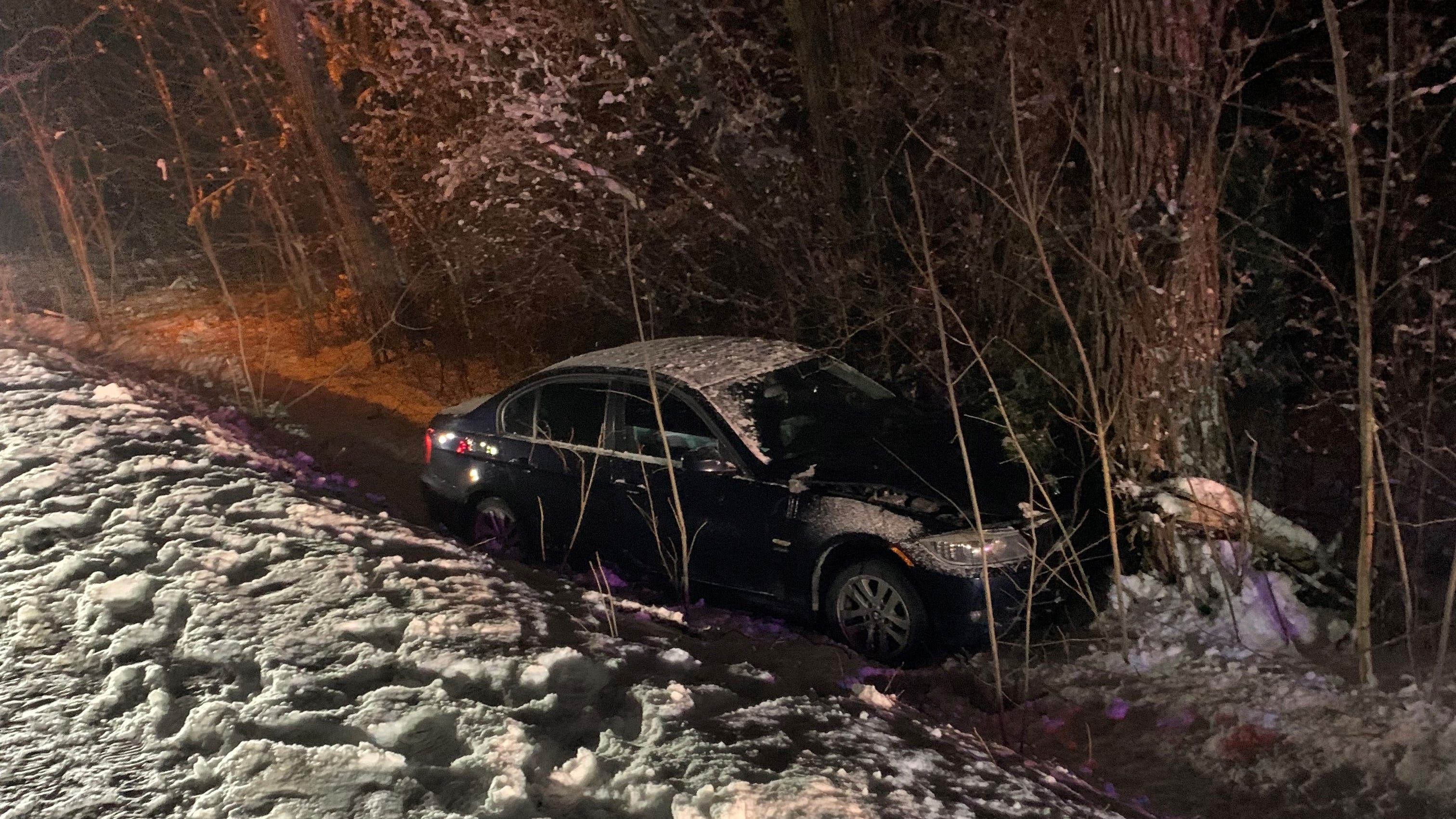 Trooper finds meth in the car after man crashes BMW into a tree in Northern Michigan: MSP