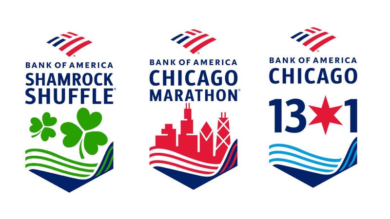 Chicago marathon logos