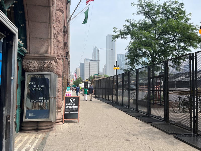 Book store cordoned off