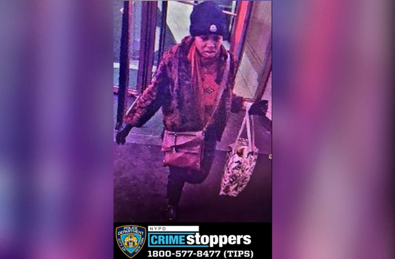 A woman with a metal bottle assaulted a subway performer in an unprovoked attack at the Herald Square stop on Tuesday, police said