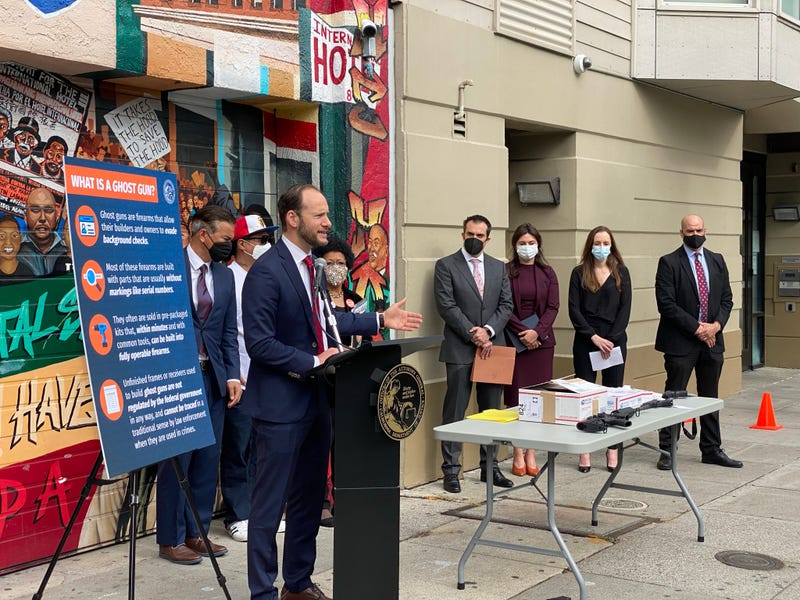 San Francisco District Attorney Chesa Boudin said it’s too easy to order a kit in the mail and assemble a gun. 