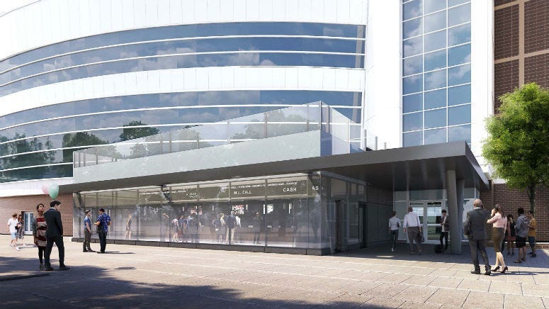 Fans headed to the Wells Fargo Center this fall will find the box office in a different place under just-announced renovation plans.