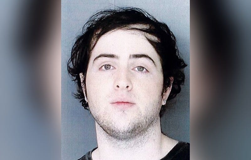 Mugshot of 19-year-old Tyler Boyle of Aldan, who police say tried to lure two young girls to his car outside Prospect Park Elementary School.