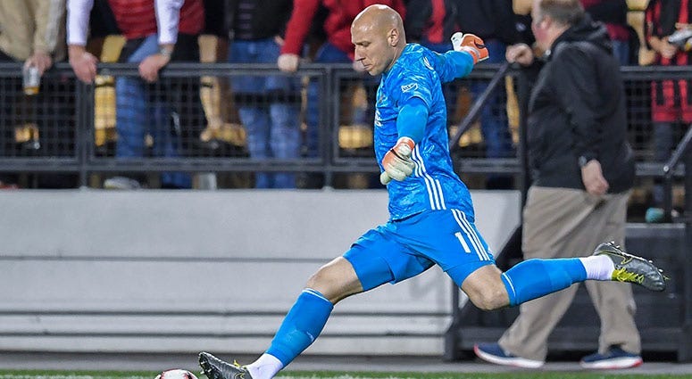 Atlanta United goalkeeper Brad Guzan