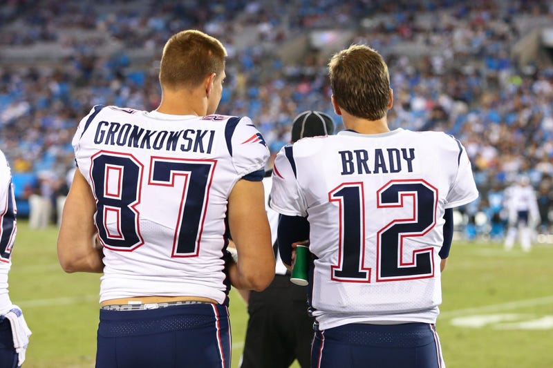 Tom Brady and Rob Gronkowski