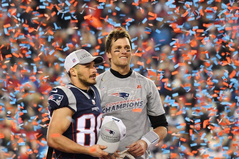 Tom Brady and Danny Amendola