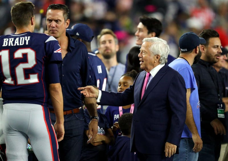 Tom Brady, Drew Bledsoe, Robert Kraft