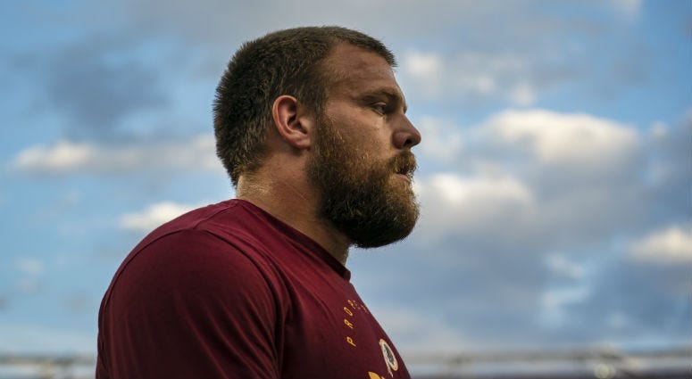Redskins survive Brandon Scherff injury scare